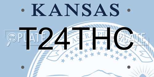 T24THC Kansas License Plate