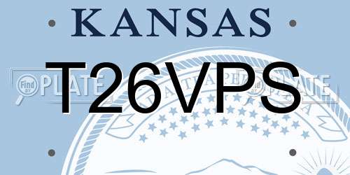 T26VPS Kansas License Plate