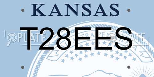 T28EES Kansas License Plate
