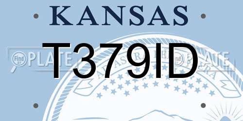 T379ID Kansas License Plate