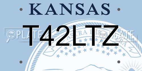 T42LTZ Kansas License Plate