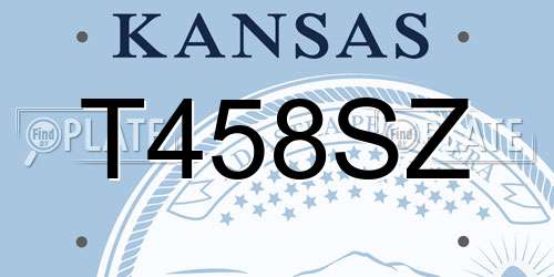 T458SZ Kansas License Plate