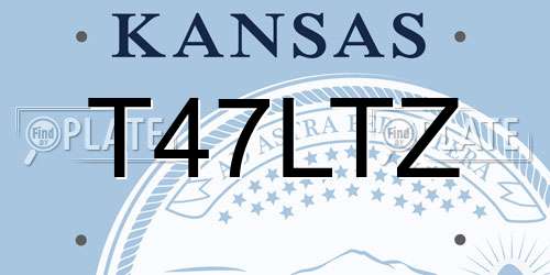 T47LTZ Kansas License Plate