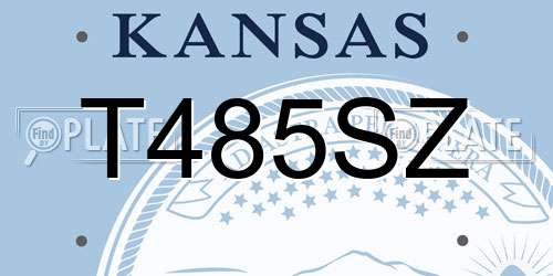 T485SZ Kansas License Plate