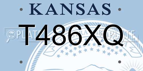 T486XQ Kansas License Plate
