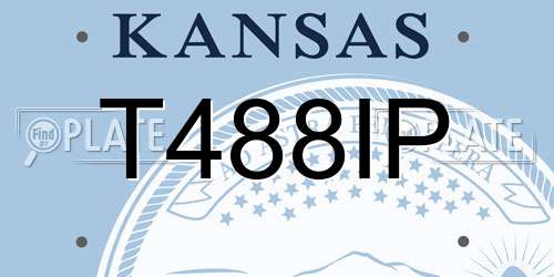T488IP Kansas License Plate