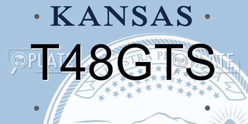 T48GTS Kansas License Plate