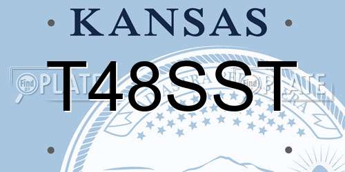 T48SST Kansas License Plate