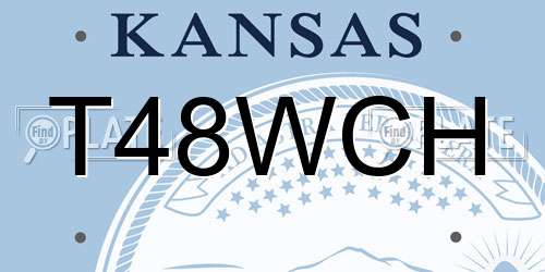 T48WCH Kansas License Plate