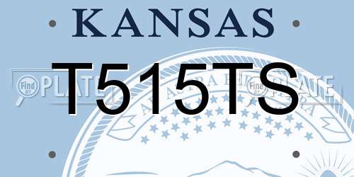 T515TS Kansas License Plate
