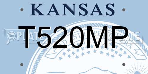 T520MP Kansas License Plate
