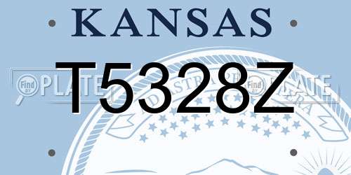 T5328Z Kansas License Plate