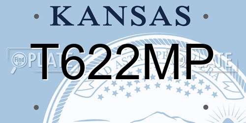 T622MP Kansas License Plate