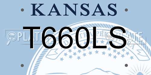 T660LS Kansas License Plate