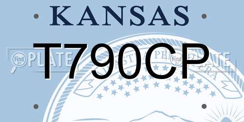 T790CP Kansas License Plate