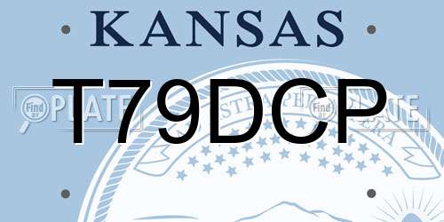 T79DCP Kansas License Plate