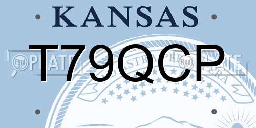 T79QCP Kansas License Plate