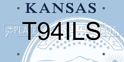 T94ILS Kansas License Plate