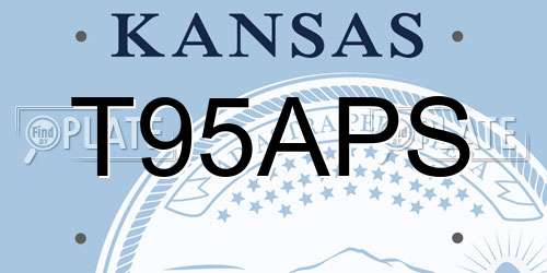 T95APS Kansas License Plate