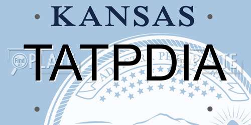 TATPDIA Kansas License Plate