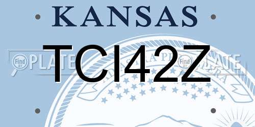 TCI42Z Kansas License Plate