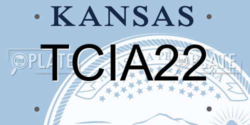 TCIA22 Kansas License Plate