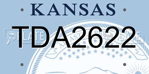 TDA2622 Kansas License Plate