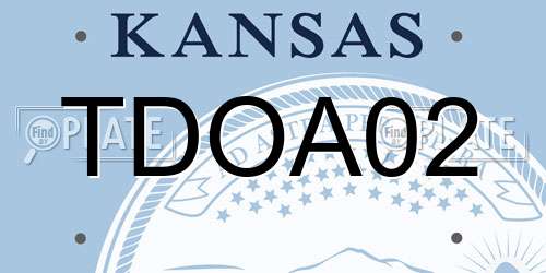 TDOA02 Kansas License Plate