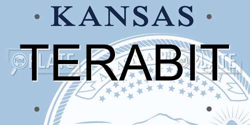 TERABIT Kansas License Plate