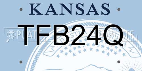 TFB24Q Kansas License Plate