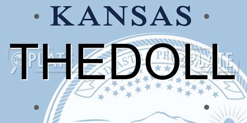 THEDOLL Kansas License Plate