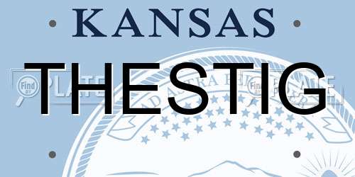 THESTIG Kansas License Plate