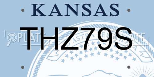 THZ79S Kansas License Plate