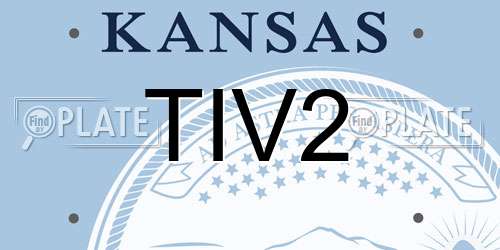 TIV2 Kansas License Plate