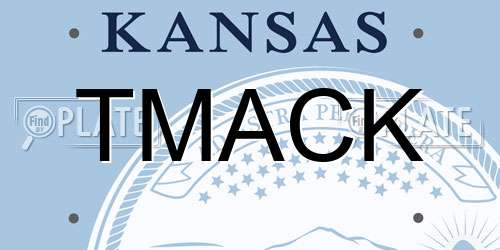 TMACK Kansas License Plate