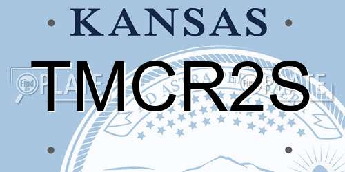 TMCR2S Kansas License Plate