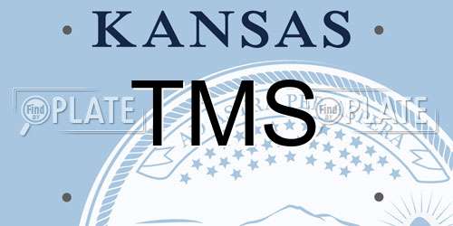 TMS Kansas License Plate