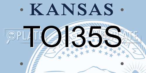 TOI35S Kansas License Plate