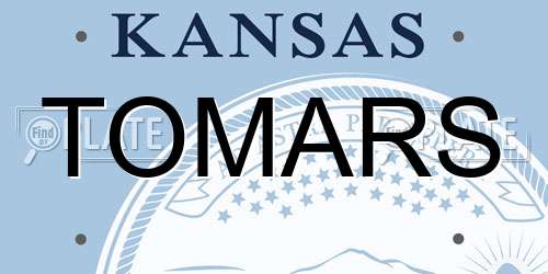 TOMARS Kansas License Plate