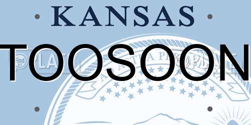 TOOSOON Kansas License Plate