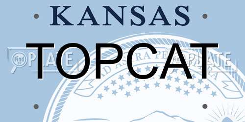 TOPCAT Kansas License Plate
