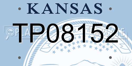 TP08152 Kansas License Plate