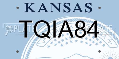TQIA84 Kansas License Plate