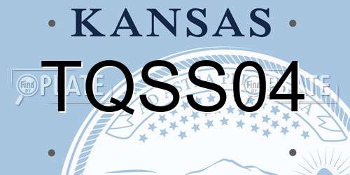 TQSS04 Kansas License Plate