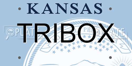 TRIBOX Kansas License Plate