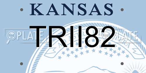 TRII82 Kansas License Plate