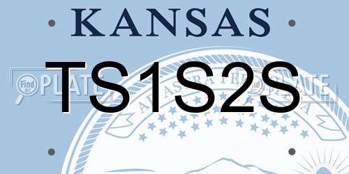 TS1S2S Kansas License Plate