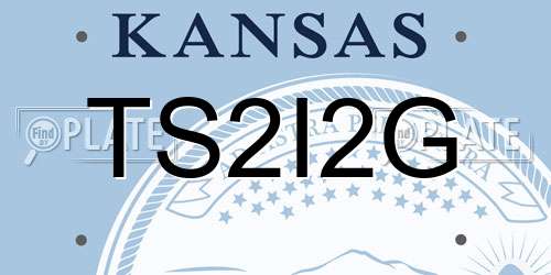TS2I2G Kansas License Plate