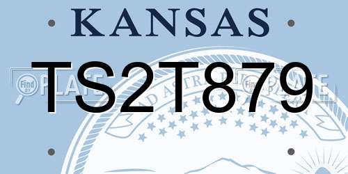 TS2T879 Kansas License Plate