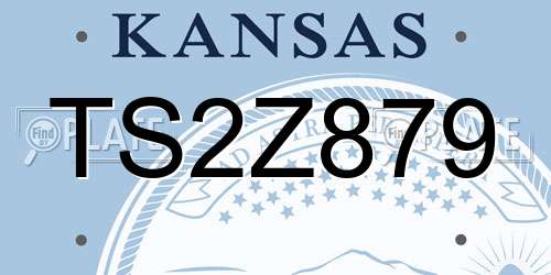 TS2Z879 Kansas License Plate